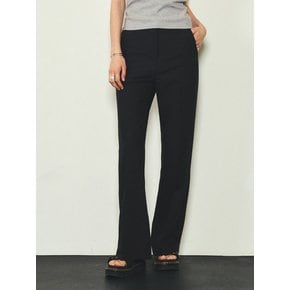 Slim Boot-cut Pants_CTB521(Black)