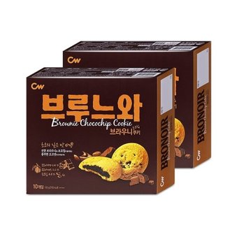  CW청우 브루느와 브라우니 쿠키 165g x 2곽_