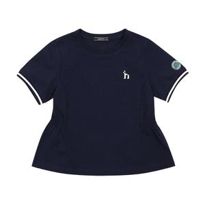 헤지스키즈 테니스클럽 셔링 티셔츠 (HTM23TR65M_NV)