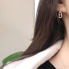 14k G.F 메디아 드롭 귀걸이 EA2950