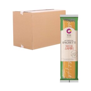 박스 청정원 스파게티면 500g 24입 업소용 대용량 캠핑 식자재