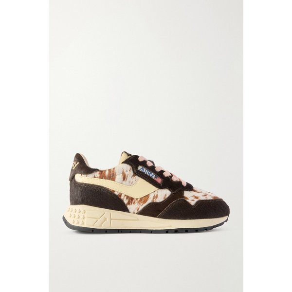 오트리 리윌윈드 로우 가죽 트리밍 프린트 소가죽 스니커즈 46376663162980784