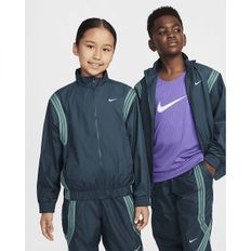 매장정품 나이키 NIKE 크로스오버 주니어 리펠 농구 재킷 - 딥 정글화이트 FZ5233-328 1642565