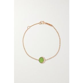 Fortuna 18-karat Rose Gold, Chrysoprase And Diamond Bracelet 그린