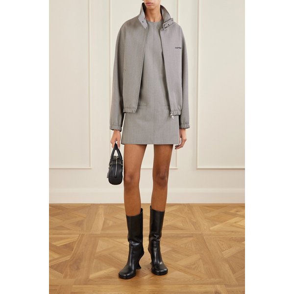 쿠레쥬 버클 하운드투스 울 블렌드 봄버 재킷 46376663162988508