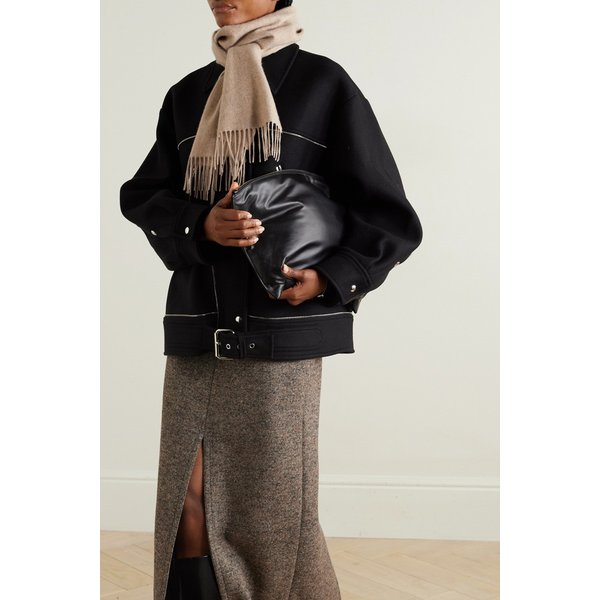 존스톤스 오브 엘긴 프린지 캐시미어 스카프 베이지 1647597327950896