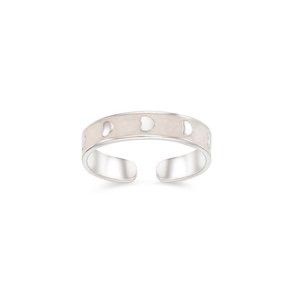 milky heart ring