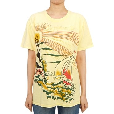 와일드동키 여성 반팔티셔츠 T LIGHTHOUSE ESW SUNFLOWER W
