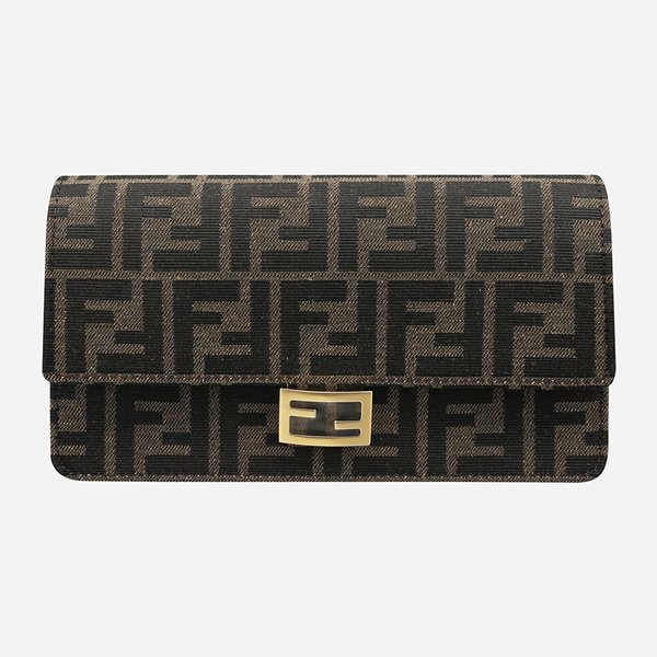 [시흥점] 6S 8M0498 A98P F0A6E 바게트 월렛 온 체인 숄더백 브라운