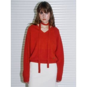 Charlotte v-neck knit (Red)