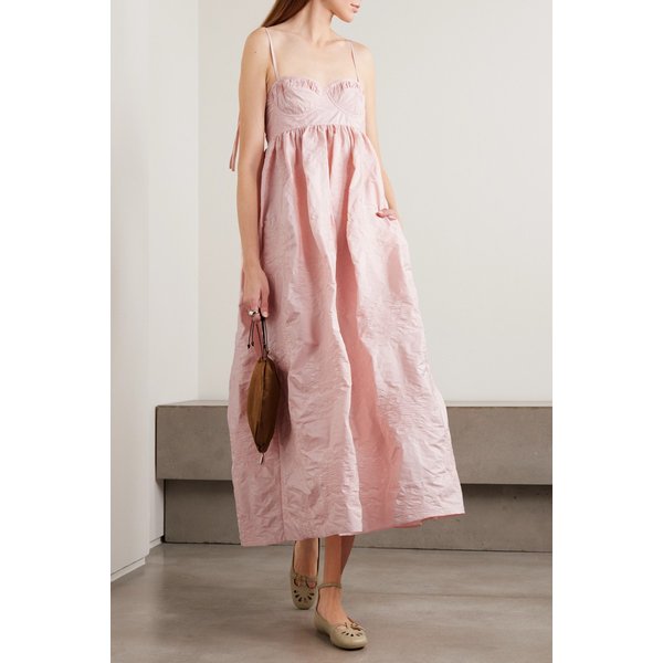 알레나 자카드 미디 원피스 46376663162987348