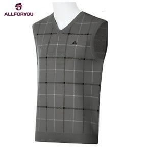 [올포유 남성] Check Vest AMSVM8277