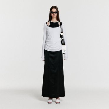 EENK YEXS Maxi Skirt - Black