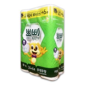 30M 2겹 뽀삐 프리미엄 화장지 30롤 O 휴지 1개