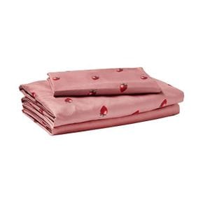 일본 젤라또피케 베개커버 침구 Gelato Pique Sleep Strawberry Pattern 3Piece Set Single PSGG