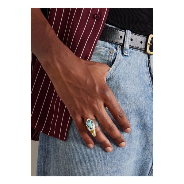 옐로스톤 포에버 라마르 터쿼이즈 링 실버 46376663162944848