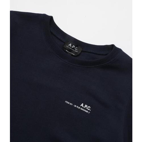 아페쎄 긴팔 티셔츠 COFBQ F27663 IAK Navy IAK DARK NAVY