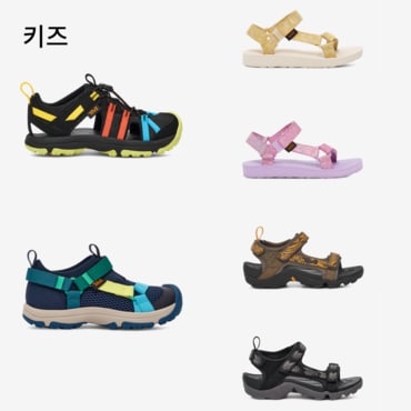 테바 [TEVA KIDS] 24SS 키즈용 스포츠샌들 (STVT2414389, STVT2414376, STVT2416599, STVT2419390)