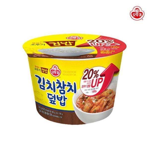 [오뚜기] 오뚜기 컵밥 김치참치덮밥 310g 12개(1)