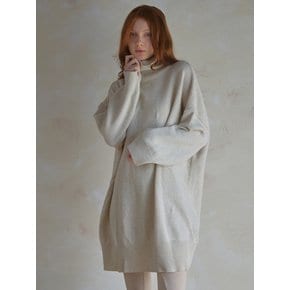 Cashmere loose fit polar dress