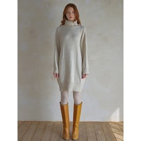 Cashmere loose fit polar dress