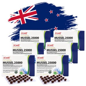  하이웰 뉴질랜드 고함량 초록입홍합25000 100캡슐x6통