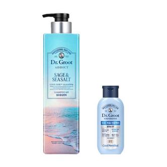  닥터그루트 애딕트 세이지 씨솔트 샴푸 680ml +샴푸180ml