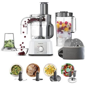  영국 켄우드 푸드프로세서 Kenwood FDP65.860WH food processor with 9 attachments. Expresss S