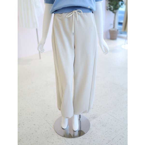 [여주점] 여성 밴딩 스트링 와이드 팬츠 바지 YW6ML731