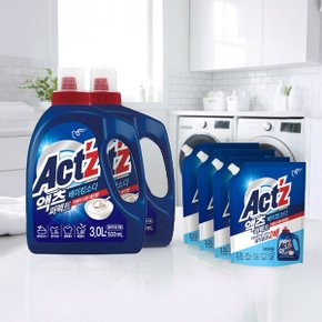액츠 퍼펙트 액체 세탁세제 3.5L x 2 + 2.2L x 4 - 베이킹소다
