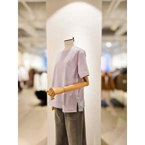 [파주점] [더아이잗컬렉션]크리스탈 펀칭 포인트 배색 티셔츠 CR4A0TS251