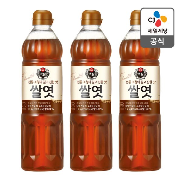 [CJ직배송] 쌀엿 1.2kg X3개