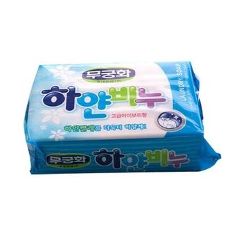 제이큐 하얀비누 세수비누 무궁화 샤워비누 230g X ( 5매입 )