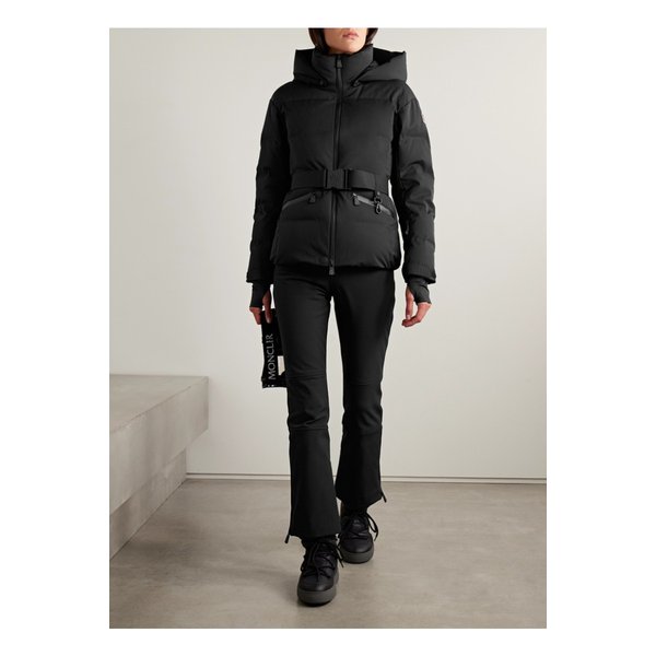 몽클레어 톨리마 후드 벨트 퀼팅 다운 스키 재킷 블랙 46376663162845206
