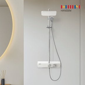 고급형 선반형 3기능 HY-7021(W) 해바라기 레인 샤워기 욕실 샤워 수전