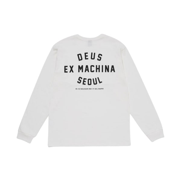 확대된 대표 Deus Ex Machina Seoul College Long Sleeve T-Shirt