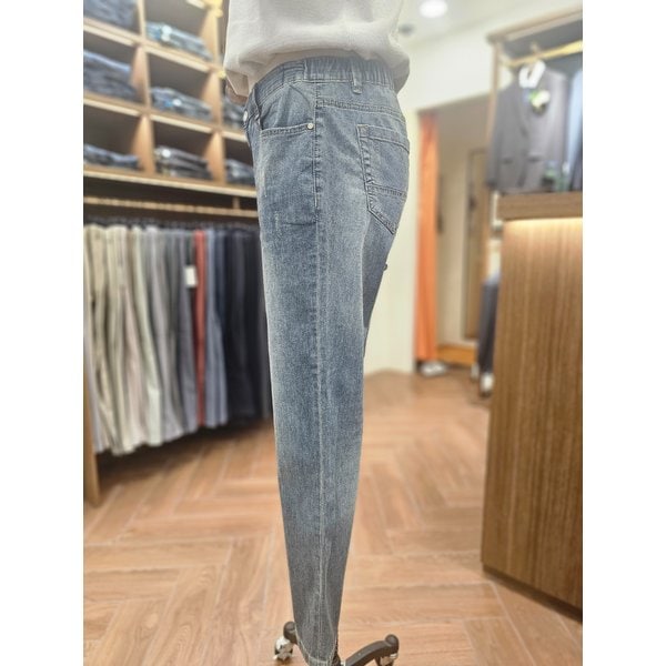 [여주점] 코오롱 브렌우드 남성 릴렉스핏 라이트블루 데님 팬츠 BRPDM26632BUL