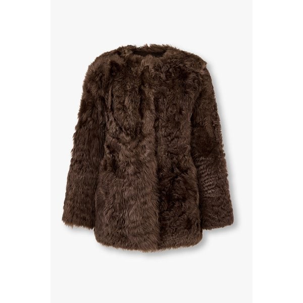 라운드넥 시어링 무스탕 자켓 7115475906160