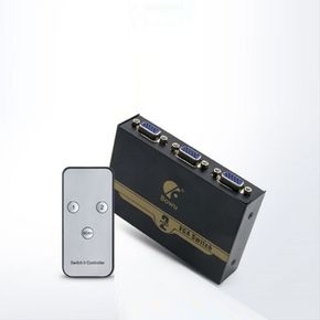 모니터 선택기 2대1 VGA RGB IR기능 모니터 Switch P