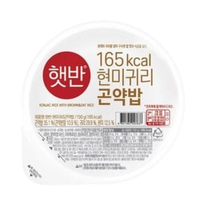  CJ제일제당 햇반 현미귀리곤약밥 150g x6개