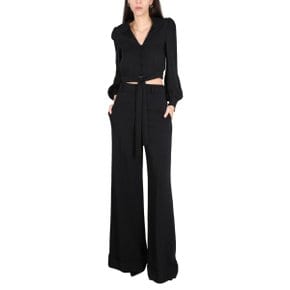 Womens Pants HIGH WAIST PANTS BLACK 03320525_0555