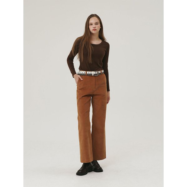 CORDUROY PANTS CAMEL