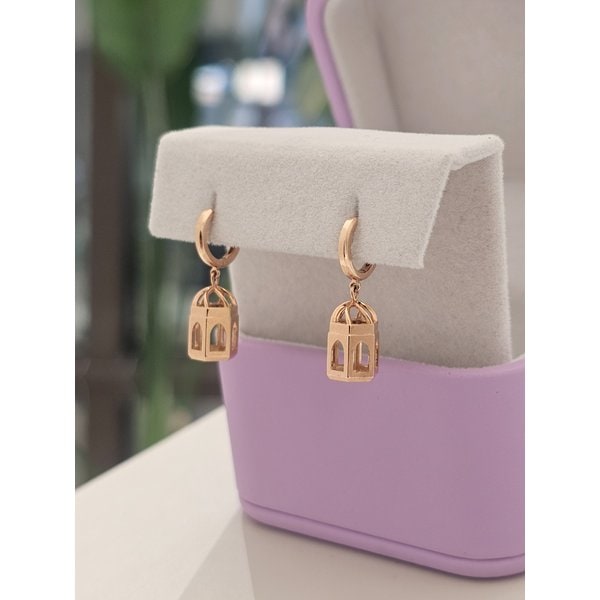 [시흥점] 두오모3 18K 로즈골드 귀걸이(282300010)