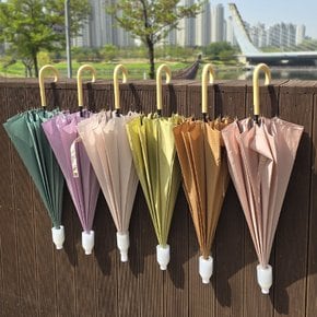파스텔 물받이 캡커버 우드 장우산 6종 택