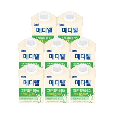 엠디웰 [메디웰] 고단백  활력플러스200ml x8팩/건강식/균형영양식/간식/식사대용