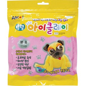 탱탱 아이클레이 파우치 분홍 110g