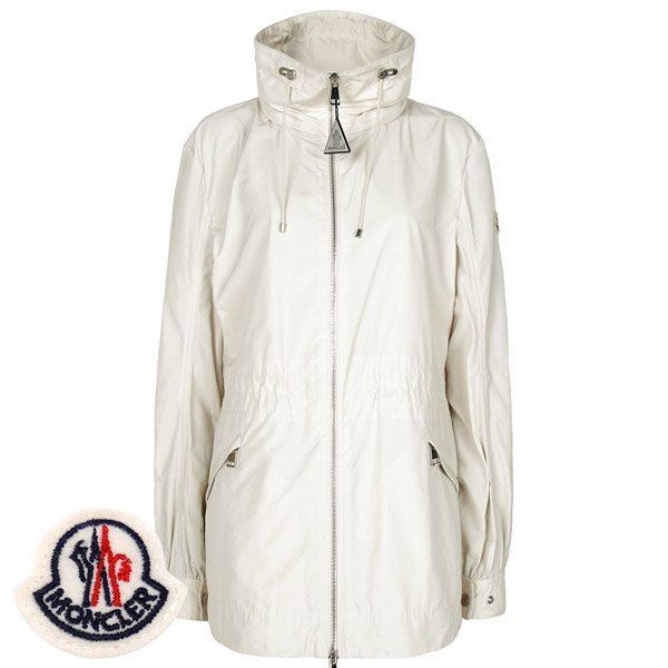 [부산점] 몽클레어 아이보리 에넷 로고 윈드브레이커 후드 자켓 ENET 1A00087 5979X 050