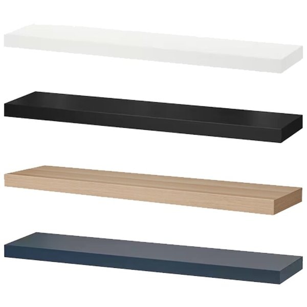 LACK 라크 벽선반 110x26cm/벽수납장/벽걸이선반/지주선반/벽진열대