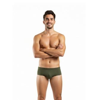 솔트 All Day Fit 트레이닝 숏사각 스윔팬츠 카키