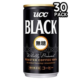 UCC 유씨씨 블랙 노슈가 슈가프리 캔 185ml 30캔